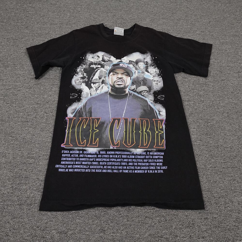 Pro Athletic Shirt Mens Small Black Ice Cube Rap Graphic Tee Hip Hop Rapper